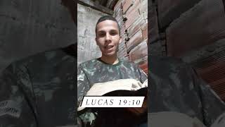 Bíblia - Lucas 19:10 #Deus #JesusCristo #EspiritoSanto #jovemcristão #evangelho #tiktok #Kwai #fé