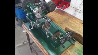 Budowa tokarki Homemade mini lathe part 8