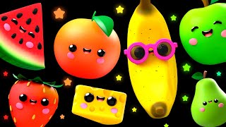 Baby Fruit Dancing in the KITCHEN 🍎🍊🍋‍🍏🍇 Sensory Video