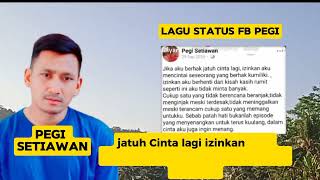 LAGU DARI STATUS FB PEGI SETIAWAN || KASUS.VINA