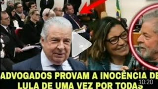 Advogado de forma brilhante prova a inocência de Lula.