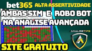 Ambas marcam com robo na analise avançada Futebol Virtual site gratuito