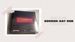 enhypen border: day one unboxing