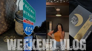 Weekend Vlog - I feel like crap but, ROAD TRIP!•Engagement Dinner•Period Panties