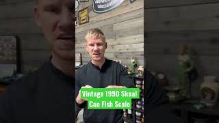 Vintage Skoal Can Tape Measure and Fish Scale from 1990 🤣