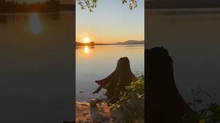 Sunset on Flagstaff Lake, Maine #sunset #newengland #maine #lake #camping #nature #views #relaxing