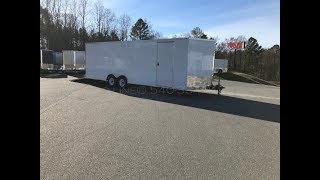 24' V-nose Enclosed Trailer from Pro-line Trailers