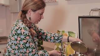 Induction hob cooking on the ESSE 1000 X electric range cooker