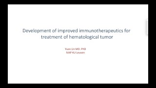 Development of improved immunotherapeutics for treatment of hematological tumor