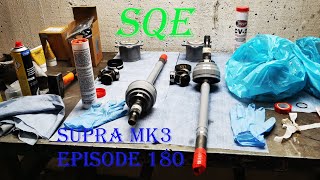 SqE - Supra mk3 - Episode 180 - Can you see if it's the old CV joint grease I'm reusing?