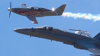 Awesome Swiss Hornet Display Team 🇨🇭 🐝 🇨🇭 and Marc Rollier Formation at Airport Grenchen July 2024