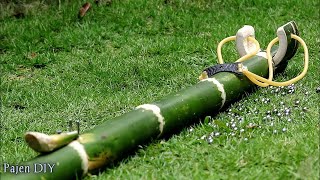 Recreating a childhood game - making a slingshot from bamboo