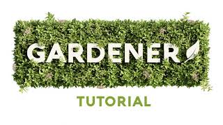 Gardener Tutorial for Blender