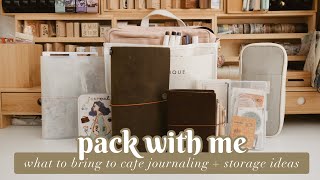 On-the-go journaling essentials; packing for a cafe journaling session (Journaling 101 Ep 4)