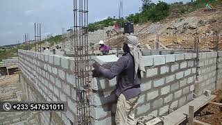 Foundation Block Work || 6-Bedroom House on a Hill | Project Emma Ep-3