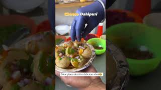 Cheese Dahi Puri 😋😋 Golgappa | Indian Street Food #shorts #foodiesanskriti