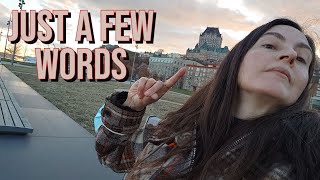 🏰 RAW (Almost) UNEDITED Update from QUÉBEC CITY 🍁 Our next LONG-ish VIDEO 🍂 &  what's coming for us