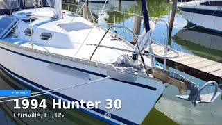 1994 Hunter 30 for sale in Titusville, FL, US