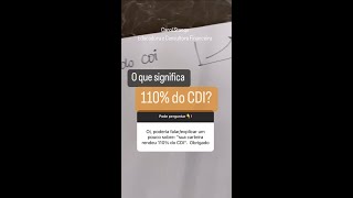 Descomplicando 110% do CDI