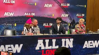 AEW ALL IN POST-SHOW MEDIA SCRUM - Bryan Danielson shares the greatest career moment