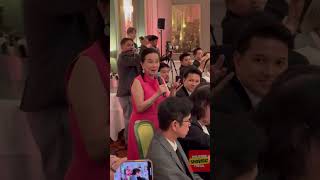 LOVI POE NAGING EMOSYONAL SA SPEECH NI GRACE POE SA KANYANG WEDDING RECEPTION