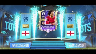 Claiming UTOTS (Ultimate Team Of The Season) Starter Trent Alexander-Arnold - Fifa Mobile 22