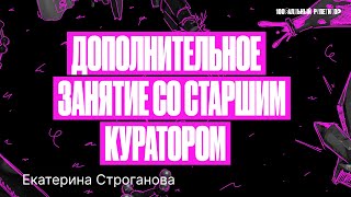 Дополнительное практическое занятие со старшим куратором №2