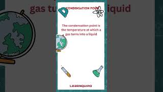 Ch10 Condensation Point #science #chemistry #condensation #shorts #ytshorts