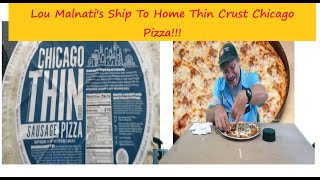 Taste Test Challenge...Lou Malnati's Ship to home Chicago style thin crust pizza.. #Loumalnatis