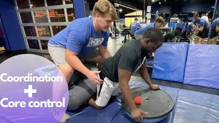 Coordination and Core Control at CORE (Center Of Recovery & Exercise)