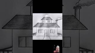 House scenery Drawing#drawing #easydrawing#art#draw#shorts #short#ytshorts#viral #housedrawing