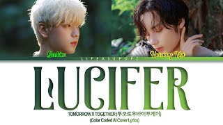 [AI Cover] TXT (Soobin & Huening Kai) - "LUCIFER" Lyrics | by ENHYPEN