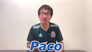 ¿Cómo se escribe Paco en Kanji?