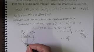 ITA 2019 - Questão de Trigonometria e PA