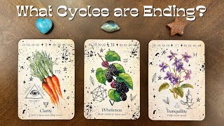 What Cycles in Your Life are Ending? ✨🔚🪄 🆕✨|| 🔮Pick A Card🔮 Tarot Reading