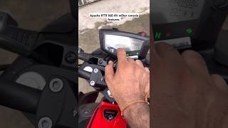 TVS Apache RTR 160 4V Meter Console Features Explain #apachertr1604v #shortsvideo