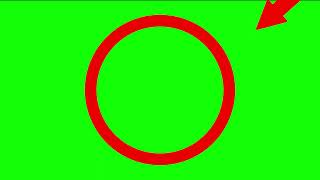 Red Circle With Two Arrows and Siren - HD Green Screen Meme Template for Instagram, TikTok, YouTube