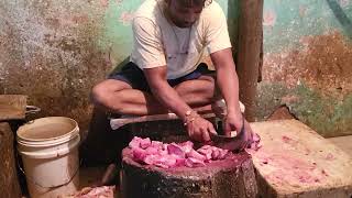 Amazing Fish Cutting Skills Glass Cup 🐟 Fast Cutting Skills video Fish Market