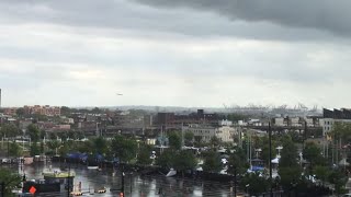 Newark EWR plane spotting & train spotting LIVE Saturday 9/7/24