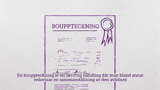 Ekonomi och bouppteckning