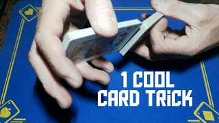 just a few moves to create a impromptu card trick/magic trick