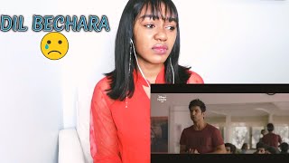 Dil Bechara | Official Trailer | Sushant Singh Rajput | Sanjana Sanghi | REACTION