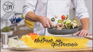 Curso de Mestrado em Gastronomia | Papo de Chef