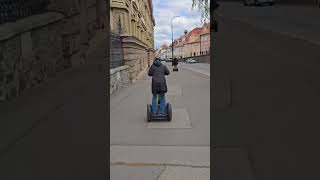 Experiencing Segways  in Prague . Happy Sunday ☀️❤️🌹