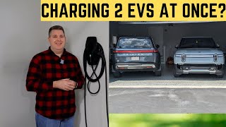 2 EV Chargers At Home?  Here is how we did it!