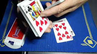 Gimmick card trick TUTORIAL/2 cards to IMPOSSIBLE location