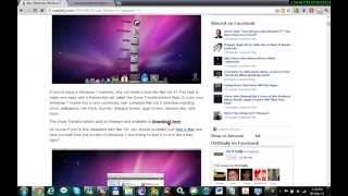 How to make Windows 7 look like Mac OS X