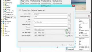 How to change time in photo with help of Exif Pilot