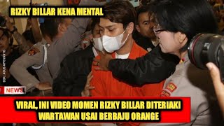 VIRAL, Ini Video Saat Rizky Billar Diteriaki Para Wartawan Usai Resmi Ditahan Berbaju Orange