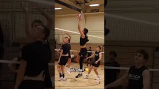 The Most Insane Fake Shot Ever In Volleyball  #shortvideos